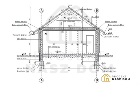 Projekt Domu 52 m2 "WŁASNY KĄT " - Pompą ciepła