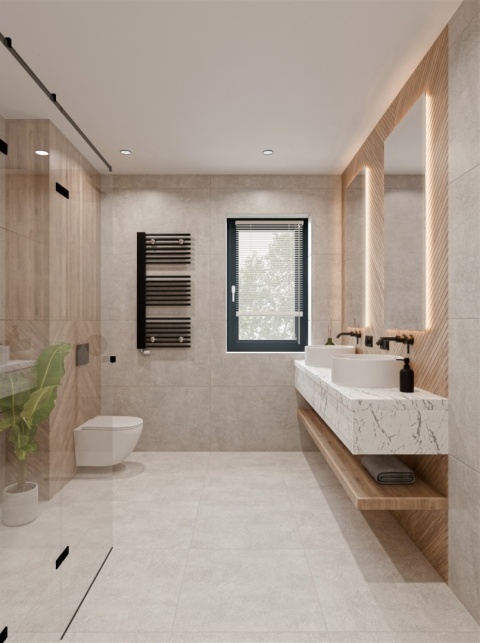 Projekt Domu 80 m2 "NASZ DOM "- Biomasa