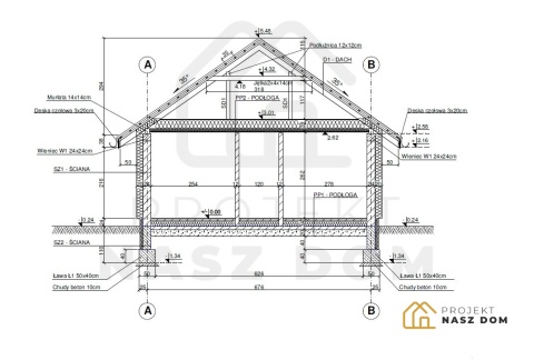 Projekt Domu 80 m2 "NASZ DOM "- Biomasa